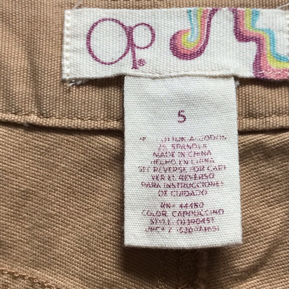 Op Girls Size 5 Color Tan or Cappuccino Shorts - Picture 3 of 8